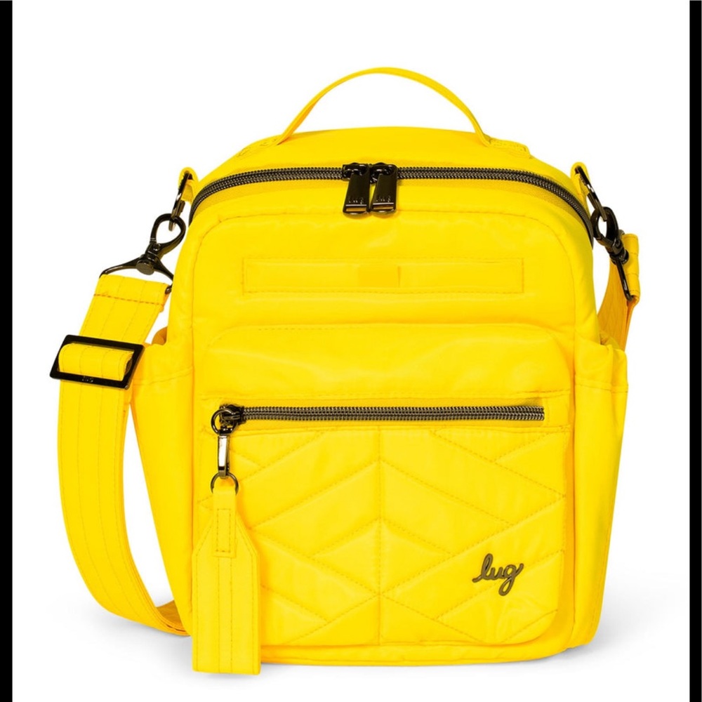 NWOT: LUG ALPINE: YELLOW-** BEST BAG - SOLD OUT at LUG - Original- larger.Alpine